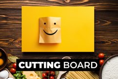 Smiley Cutting Board Sublimation Product Image 1