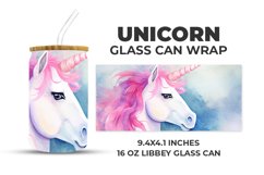 Unicorn Glass Can Wrap Product Image 1