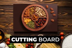 Mix Dry Fruits Cutting Board sublimation Product Image 1
