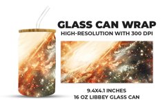 Galaxy Wall Glass Can Wrap Product Image 1