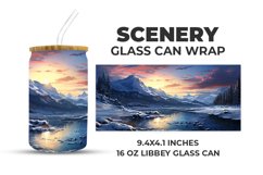 Scenery Glass Can Wrap Product Image 1
