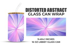 Distorted Abstract Glass Can Wrap Product Image 1