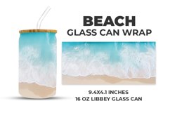Beach Glass Can Wrap Product Image 1