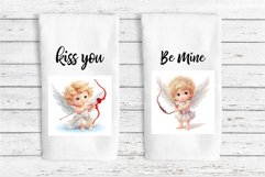 Kitchen Dish Towel Bundle PNG. Valentines Day Towel PNG Product Image 7
