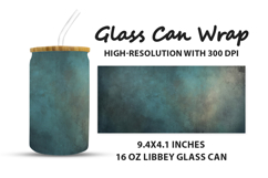 Blue Texture Wall Glass Can Wrap Product Image 1