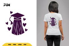 Graduation Girl SVG - Graduation Girl Clipart - Girl SVG Product Image 1