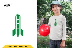 Rocket SVG - Rocket Clipart - Outer Space SVG Product Image 1