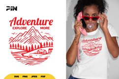 Adventure SVG - Adventure Clipart - Camping Product Image 1