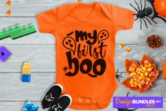 My First Boo, Baby Ghost Svg, Halloween Svg, Ghoul Svg Product Image 1