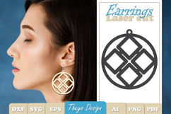 20 Design Earrings Laser Cut | Earrings Design SVG Bundle Product Image 12