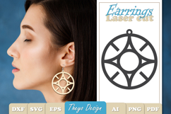 20 Design Earrings Laser Cut | Earrings Design SVG Bundle Product Image 17