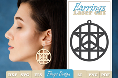 20 Design Earrings Laser Cut | Earrings Design SVG Bundle Product Image 11