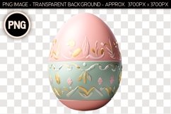 Chocolate Easter Egg PNG Isolated Object Product Image 1