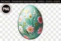 Chocolate Easter Egg PNG Isolated Object Product Image 1