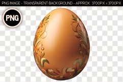 Chocolate Easter Egg PNG Isolated Object Product Image 1