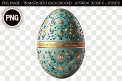 Chocolate Easter Egg PNG Isolated Object Product Image 1