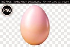 Chocolate Easter Egg PNG Isolated Object Product Image 1