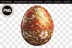 Chocolate Easter Egg PNG Isolated Object Product Image 1