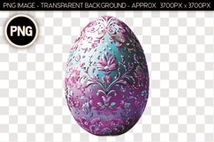 Chocolate Easter Egg PNG Isolated Object Product Image 1