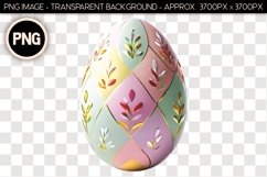 Chocolate Easter Egg PNG Isolated Object Product Image 1