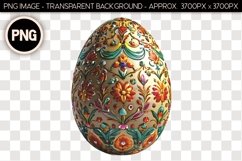 Chocolate Easter Egg PNG Isolated Object Product Image 1