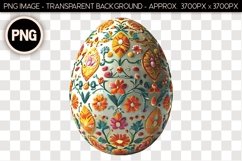 Chocolate Easter Egg PNG Isolated Object Product Image 1