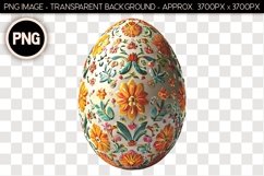 Chocolate Easter Egg PNG Isolated Object Product Image 1