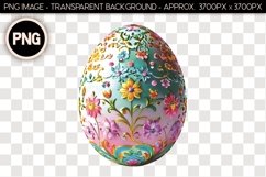 Chocolate Easter Egg PNG Isolated Object Product Image 1