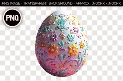 Chocolate Easter Egg PNG Isolated Object Product Image 1