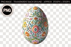 Chocolate Easter Egg PNG Isolated Object Product Image 1