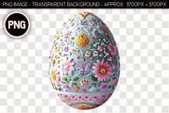 Chocolate Easter Egg PNG Isolated Object Product Image 1