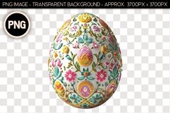 Chocolate Easter Egg PNG Isolated Object Product Image 1