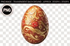 Chocolate Easter Egg PNG Isolated Object Product Image 1