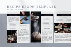 Recipe Ebook for Content Creators | Canva Template Product Image 2