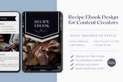 Recipe Ebook for Content Creators | Canva Template Product Image 5