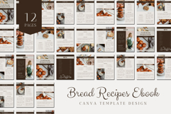 Recipe Ebook Design for Professional Bakers | Canva Template Product Image 1
