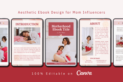 Aesthetic Ebook Design for Mom Influencers | Canva Template Product Image 2