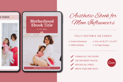 Aesthetic Ebook Design for Mom Influencers | Canva Template Product Image 5