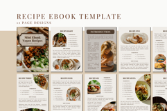 Recipe Ebook for Vegan Content Creators | Canva Template Product Image 3