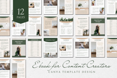 Aesthetic Ebook Design for Content Creators | Canva Template Product Image 1