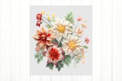 3D Embroidery Tumbler PNG. 3D Embroidery Flowers Tumbler PNG Product Image 4