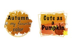 Autumn Quotes PNG. Fall Sublimation PNG Product Image 4