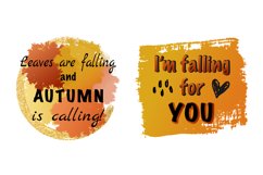 Autumn Quotes PNG. Fall Sublimation PNG Product Image 3