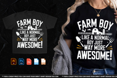 Farm Boy Like A Normal Boy Just Way More Awesome Design Product Image 1