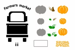 Farmers Market SVG. Fall Farmhouse Signs. Fall Truck SVG Product Image 2