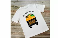 Farmers Market SVG. Fall Farmhouse Signs. Fall Truck SVG Product Image 4