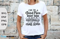 I'm In A Good Place Right Now. Not Emotionally. I'm Just Product Image 1