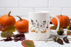 Halloween Dancing Skeletons Digital Download PNG Product Image 9