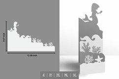 Mermaid in Ocean Folding Papercut Product Image 1