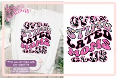 Overstimulated Moms Club Cow Print - PNG for Sublimation Product Image 2